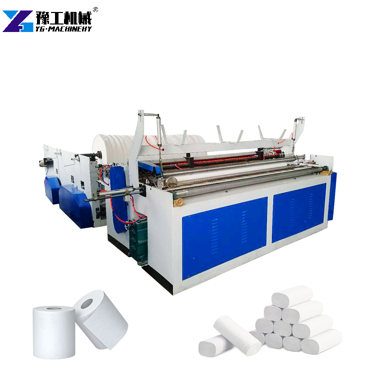 tissue roll making machine for small rolls