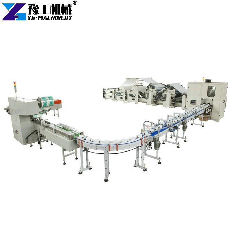 automatic toilet paper roll packaging line