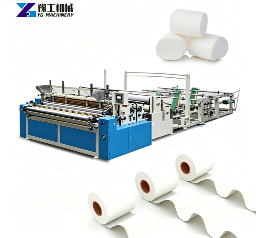 full automatic toilet paper machine production line