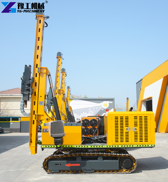 Hydraulic hammer pile driver