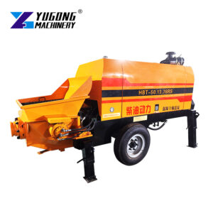 Mini concrete pump for construction sites