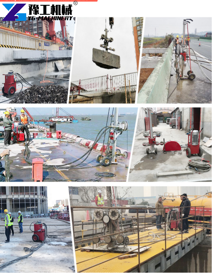 concrete wire saw bridge demolition