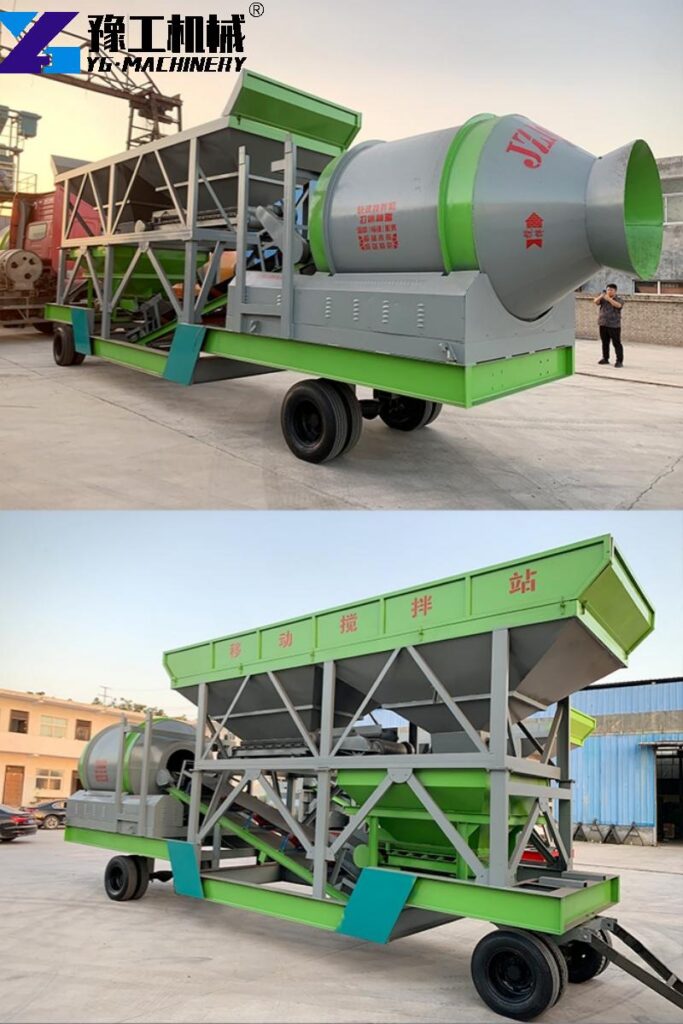 high capacity concrete mixing plant commercial