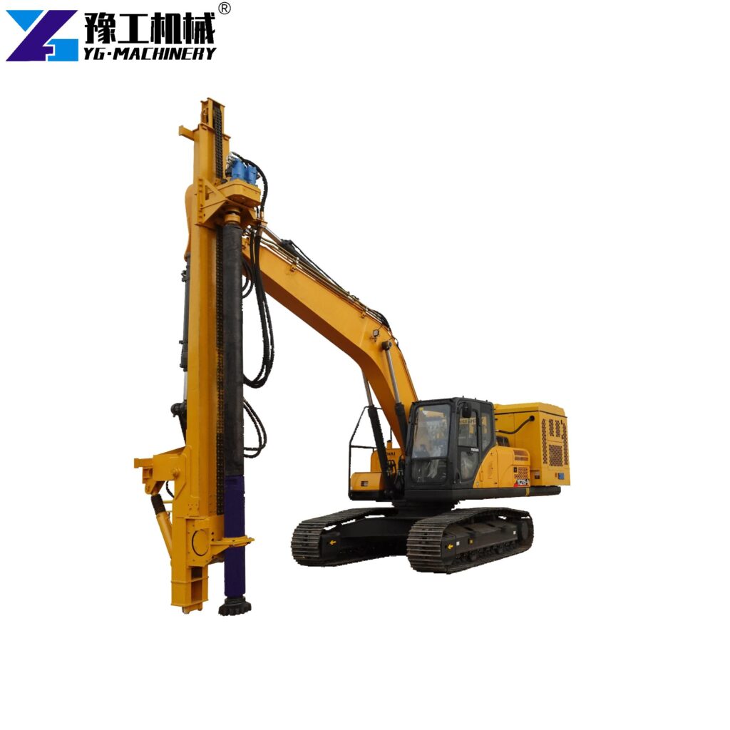high efficiency solar foundation drilling machine