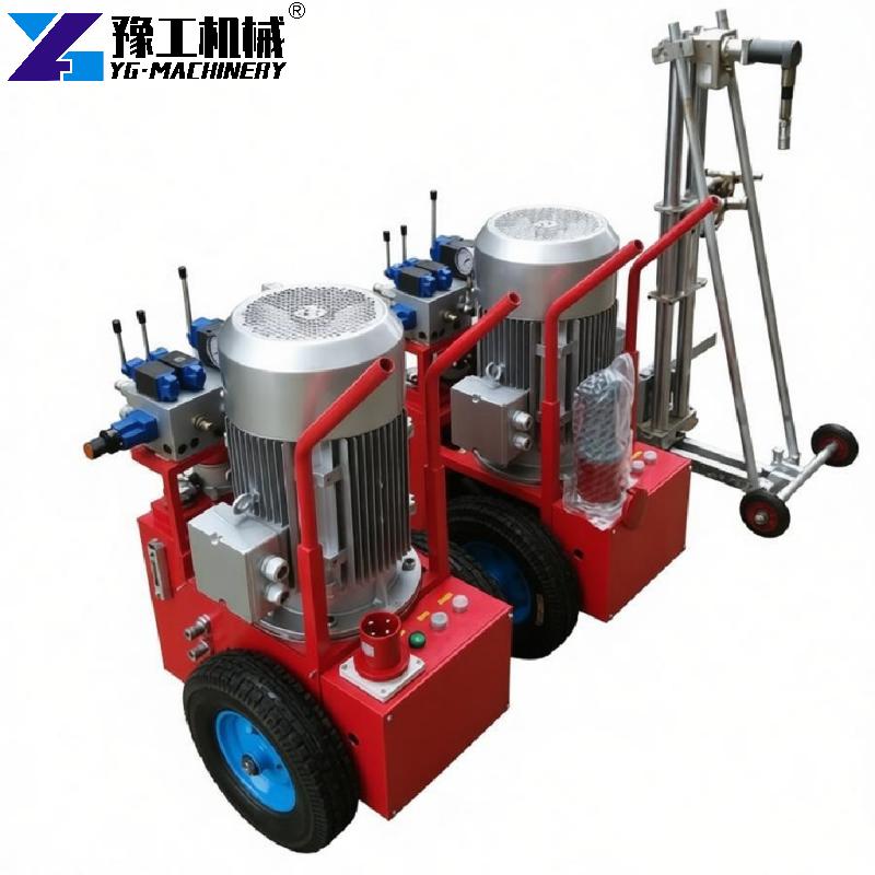 hydraulic diamond wire saw stone cutting
