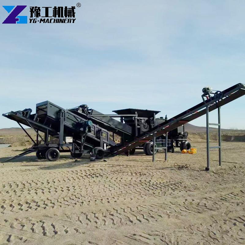 mobile crushing plant heavy duty