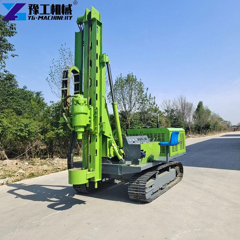 outdoor direct mast solar piling rig
