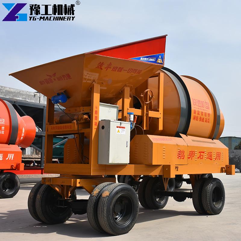 portable concrete mixing station high efficiency