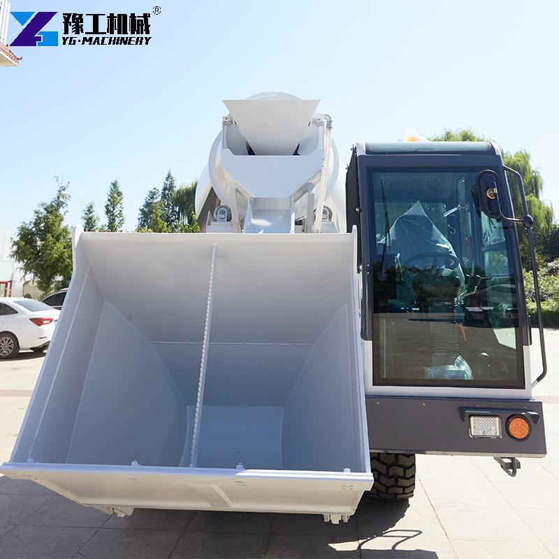 portable concrete transport and mixing unit