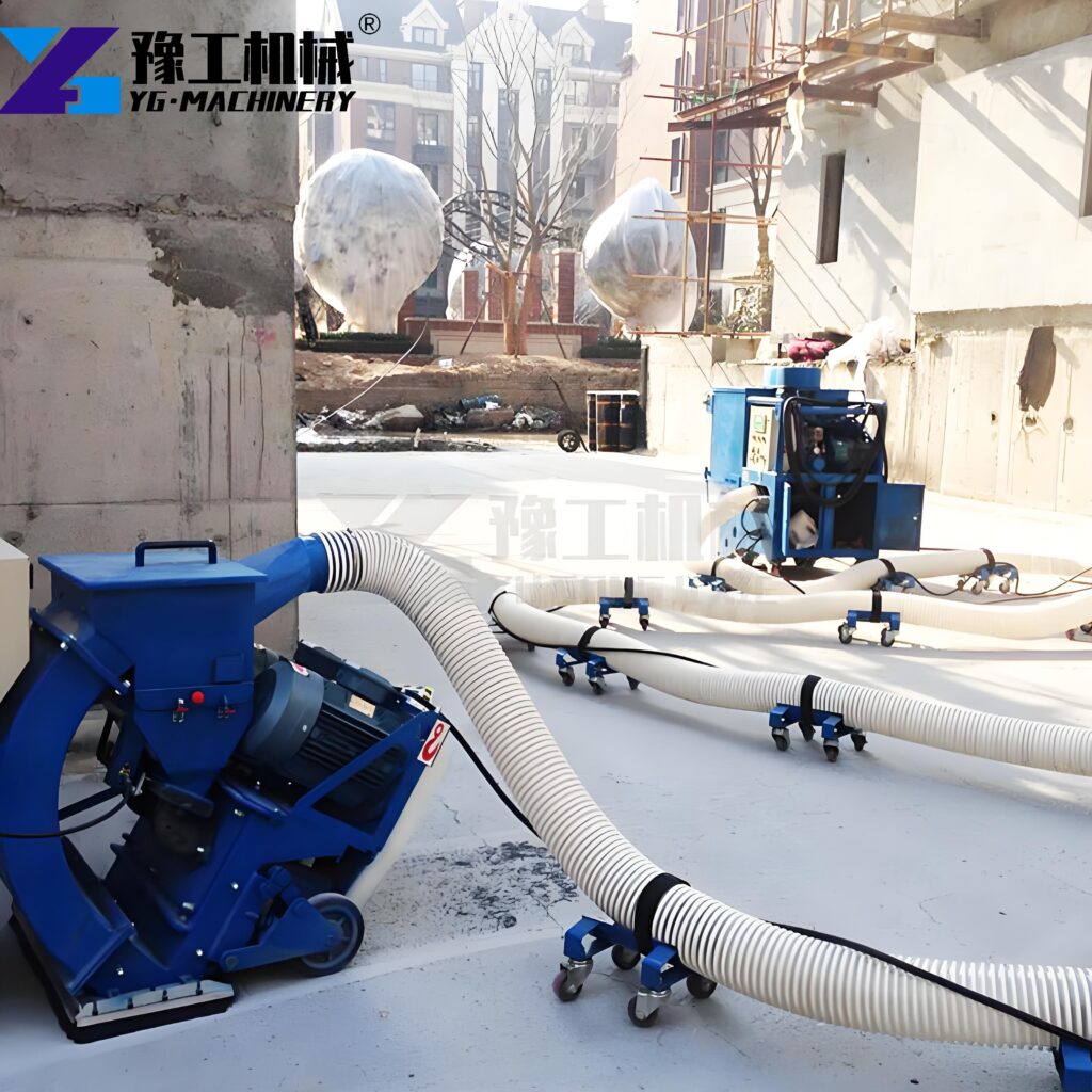 portable deck blasting equipment