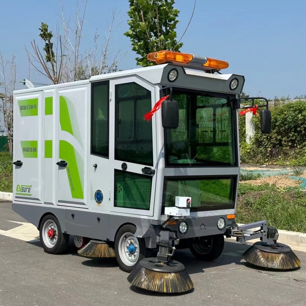 ride on road sweeper use