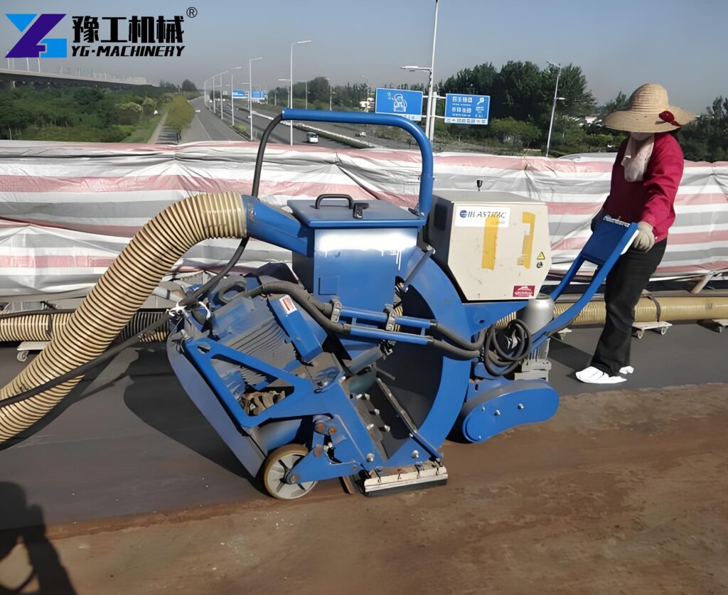 road shot blasting machine portable