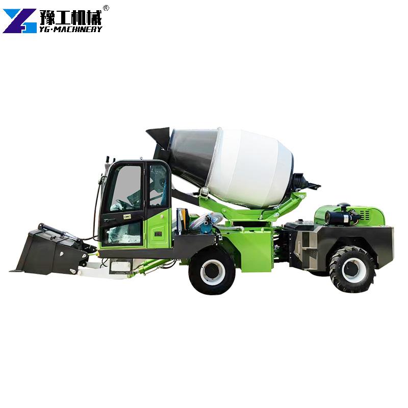 self-loading concrete mixer truck automatic