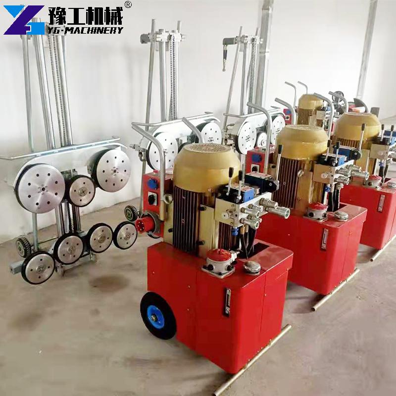 wire saw cutting machine construction