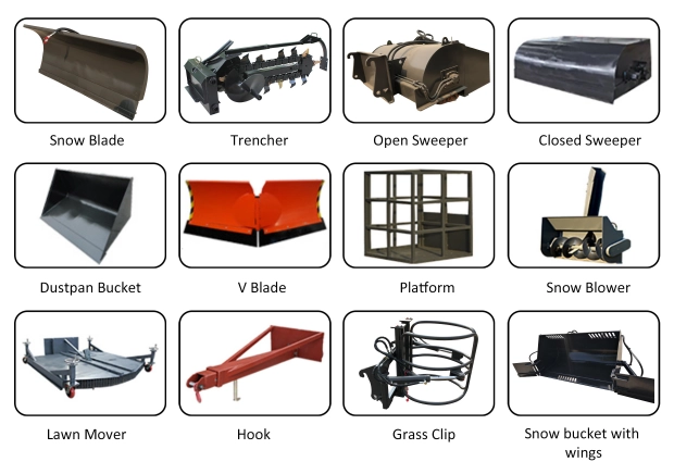 Telescopic boom forklift attachments for sale
