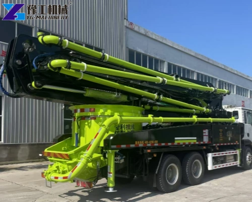 concrete pump long boom