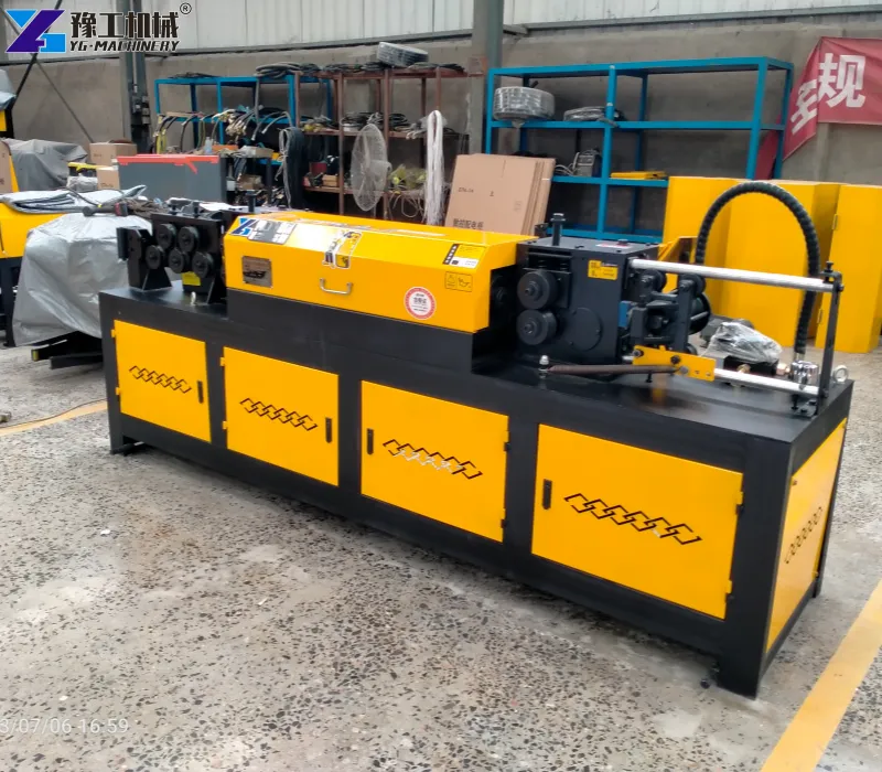 wire straightening & cutting machine