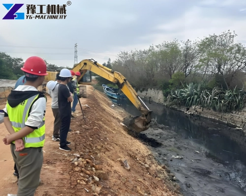 River Channel Desilting Operation